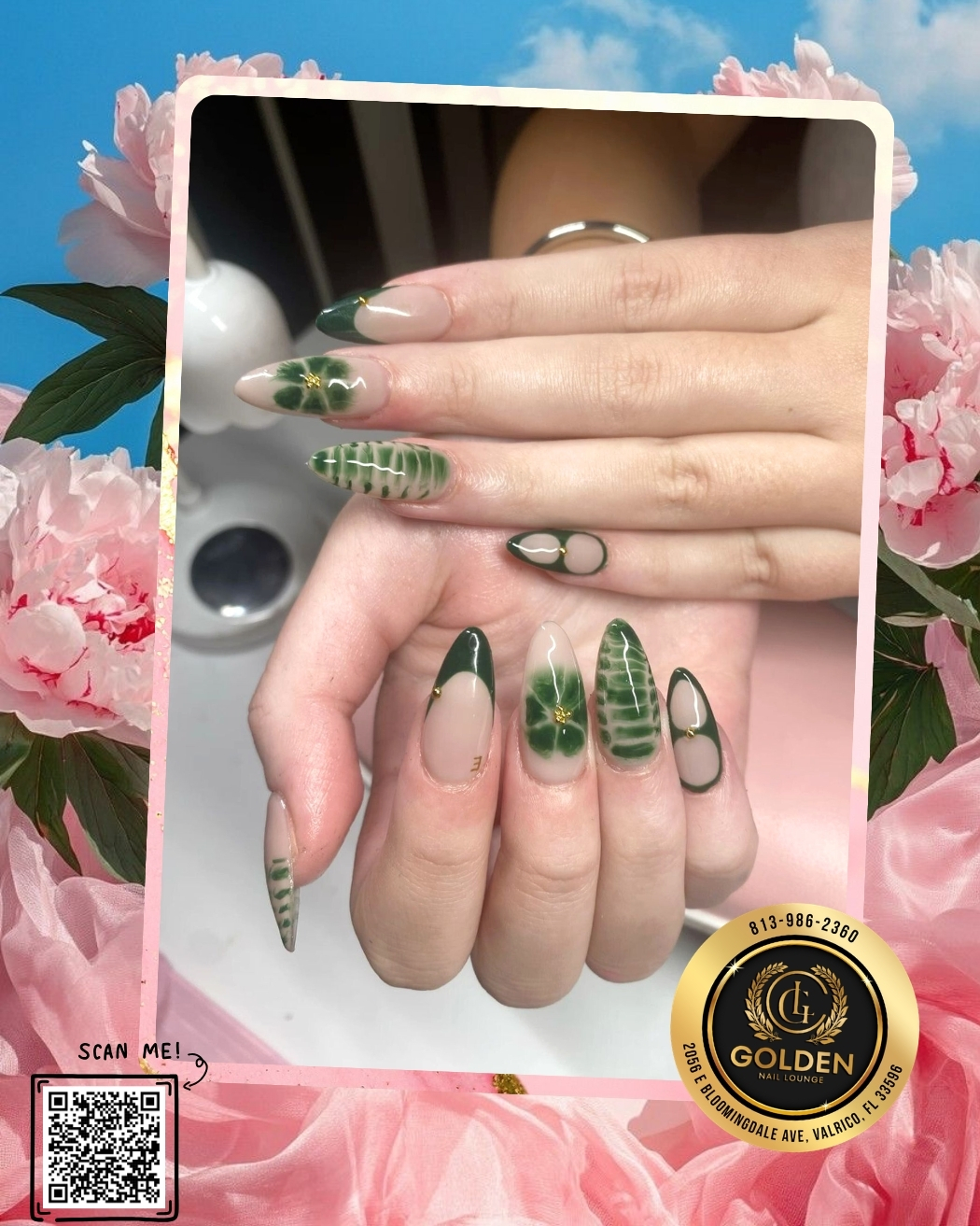top nail art by Golden Nail Lounge